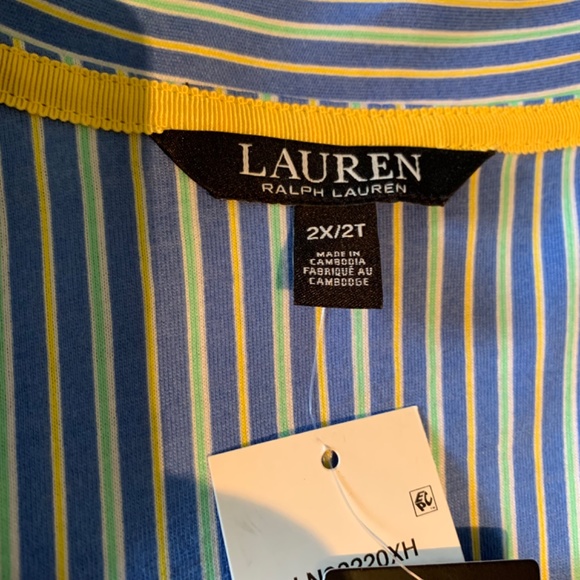 NWT PLUS 2X Ralph  Lauren Super soft  Cotton Blend PJ Set - Picture 5 of 7